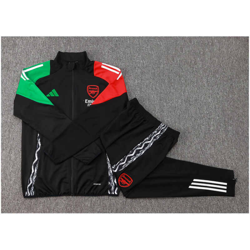 Kids Arsenal Jacket + Pants Training Suit Black 2024/25