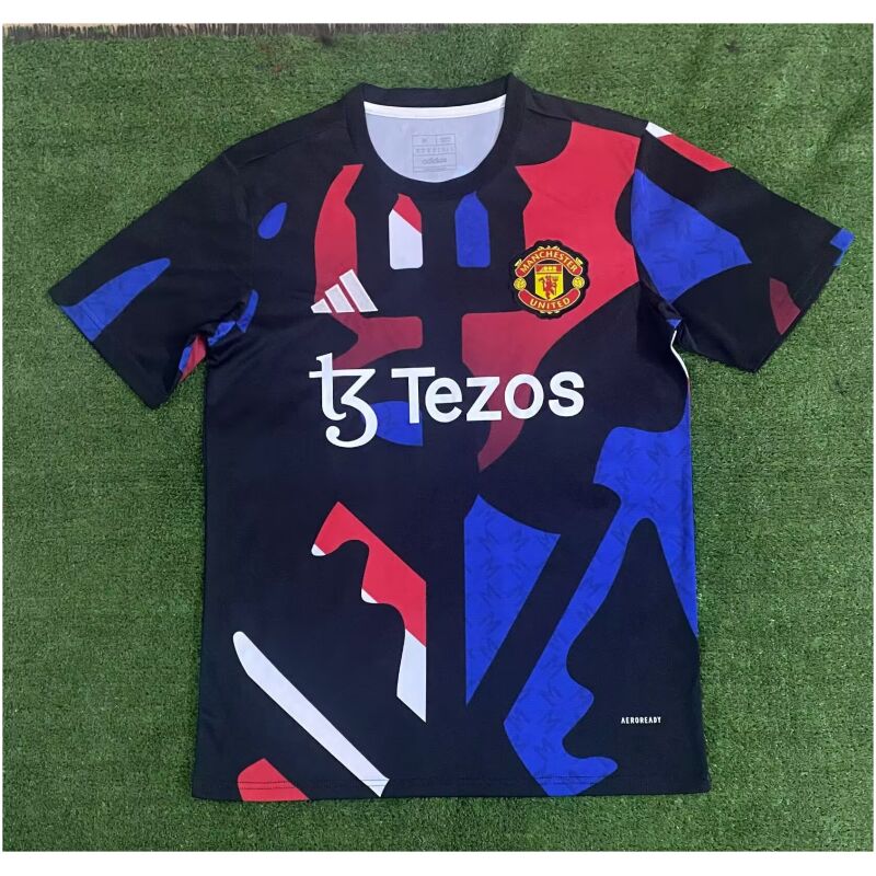 Mens Manchester United Colorful Pre-Match Jersey 2024