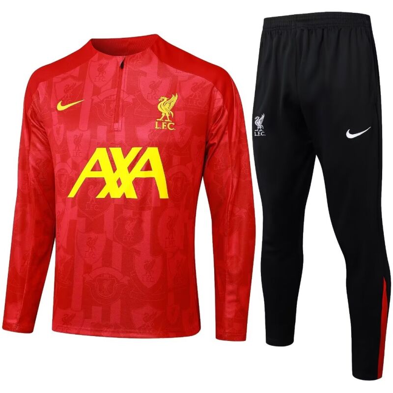 Mens Liverpool Training Suit Red 2024/25