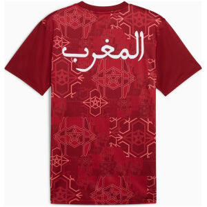 Mens Morocco Pre-Match Burgundy Jersey 2025