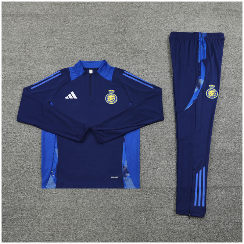 Kids Riyadh Al-Nassr Training Suit Blue 2024/25