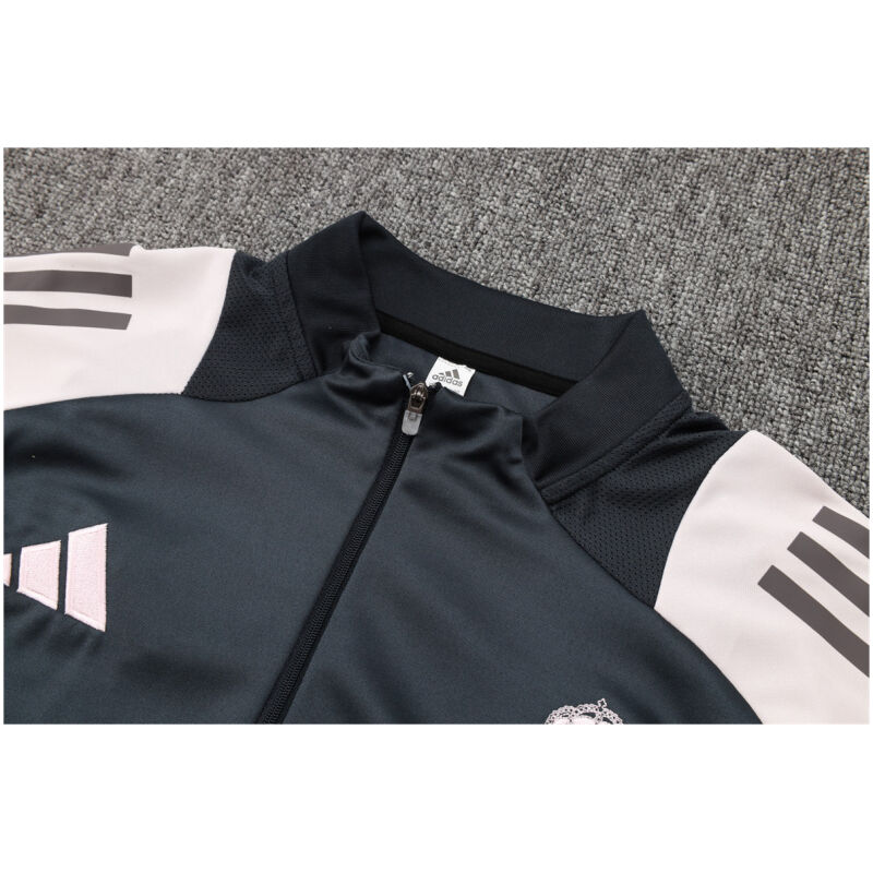 Mens Real Madrid Training Suit Grey 2024/25