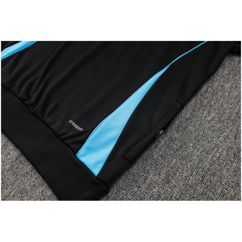 Mens Argentina Hoodie Sweatshirt + Pants Training Suit Black 2024