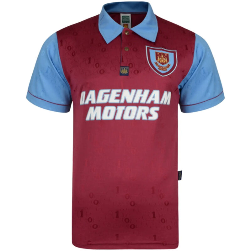 Mens West Ham United Retro Home Jersey 1995/97