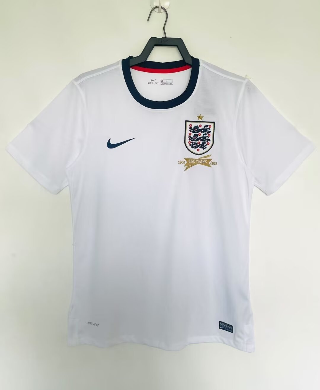 Mens England Retro Home Jersey 2013