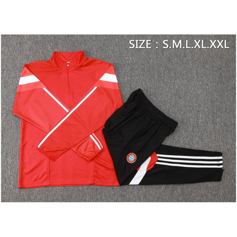 Mens Bayern Munich Training Suit Red 2024/25