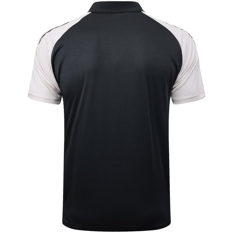 Mens Real Madrid Polo Shirt Dark Grey 2024/25