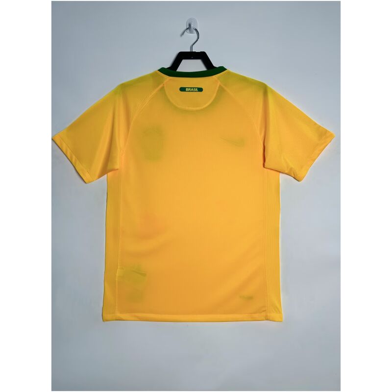 Mens Brazil Retro Home Jersey 2010