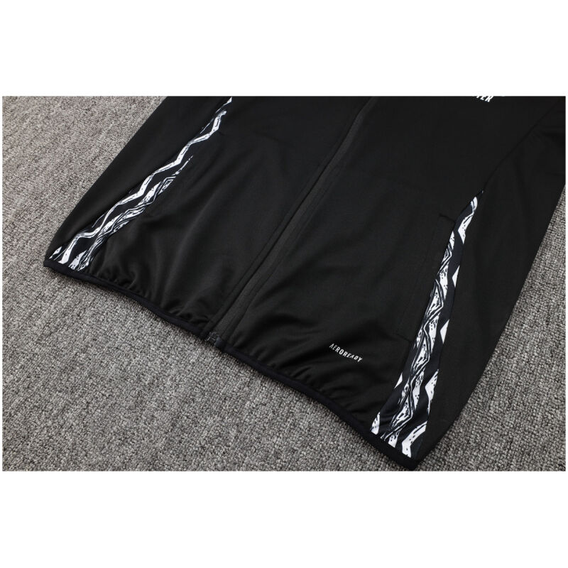 Mens Arsenal Jacket + Pants Training Suit Black 2024/25