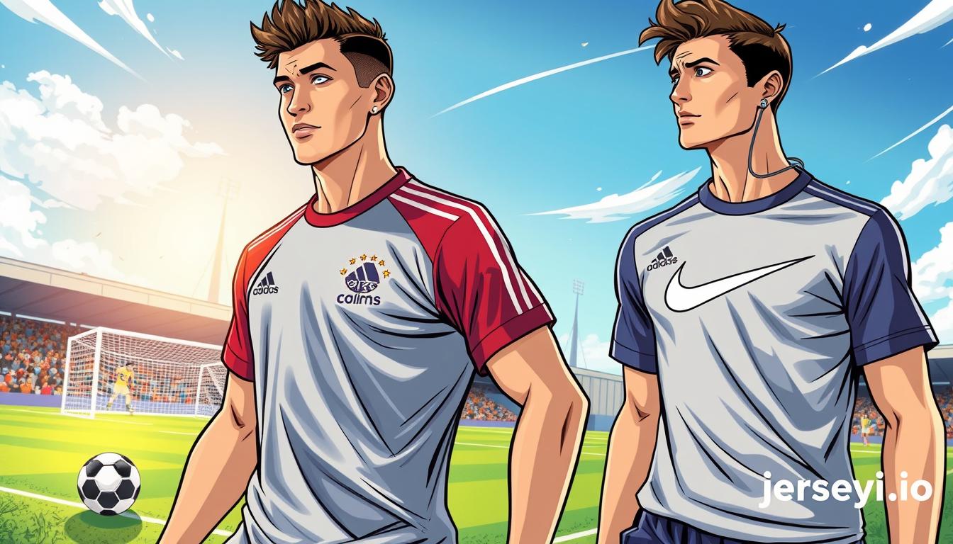 Adidas en Nike zijn topmerken voetbal kleding