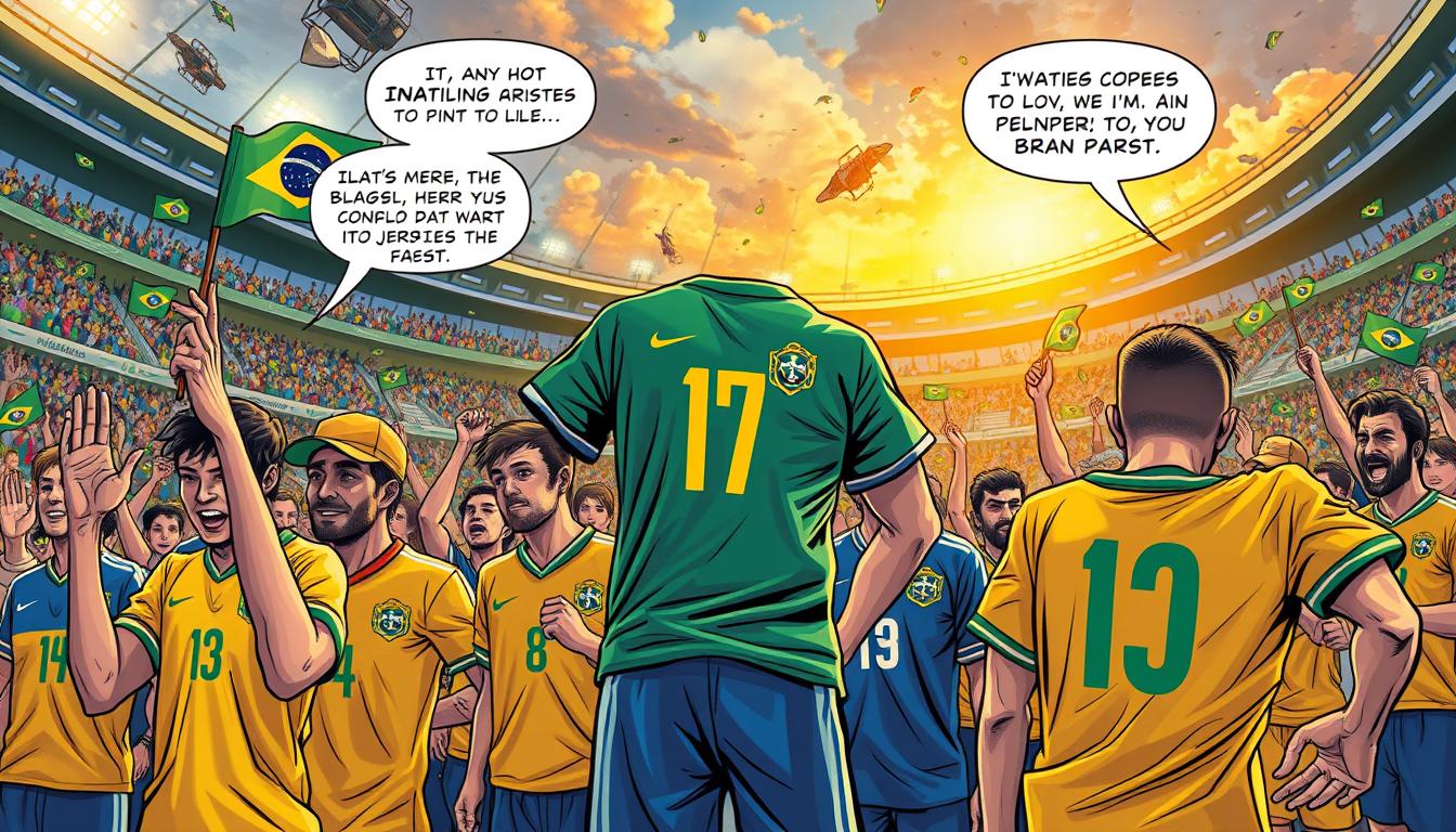 Brazil soccer team jersey criticism and fan reactions