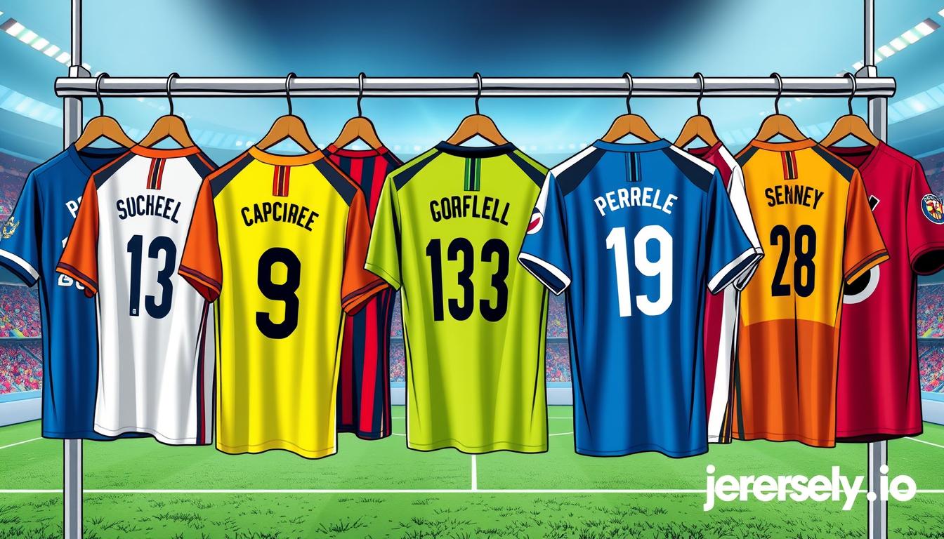 Soccer jersey fit and customization options