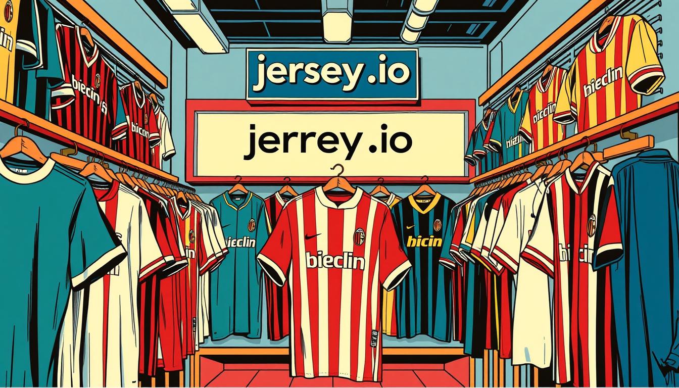 Top retailers for AC Milan retro jerseys