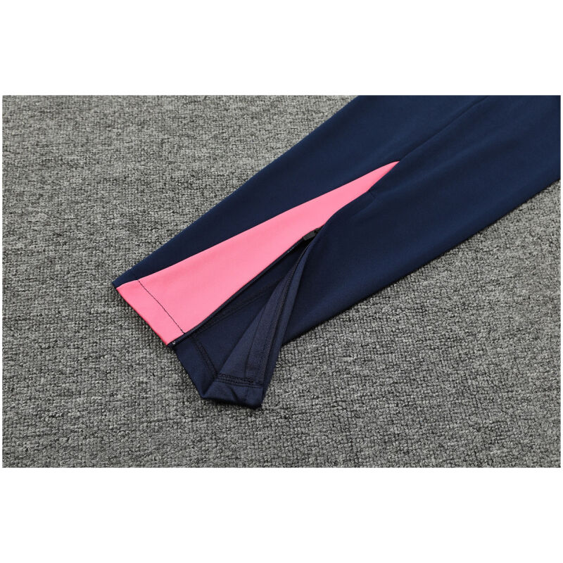 Mens PSG x Jordan Hoodie Sweatshirt + Pants Training Suit Pink Patterns 2024/25