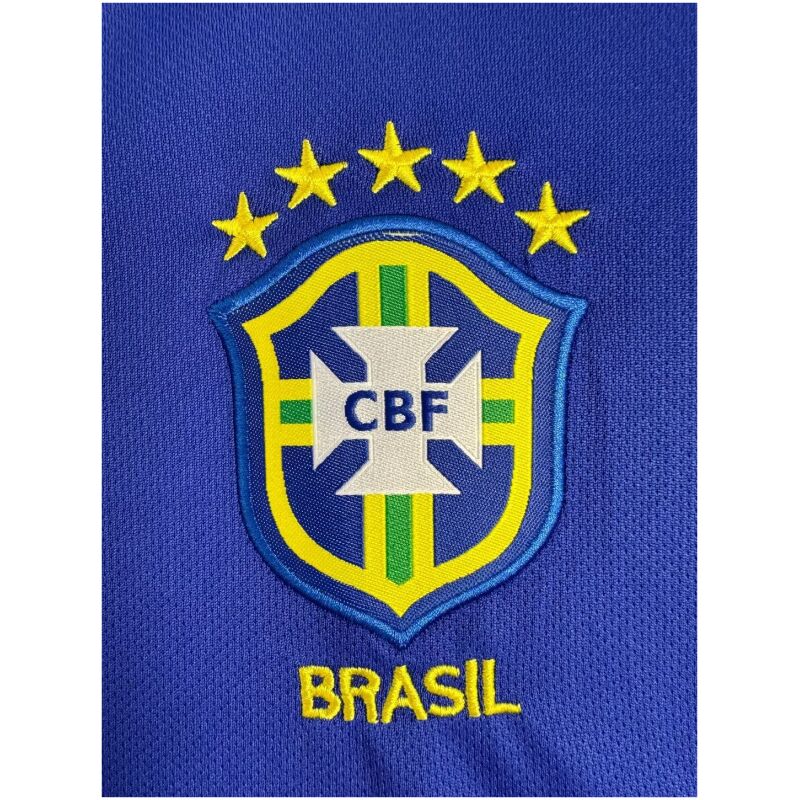 Mens Brazil Retro Away Jersey 2004