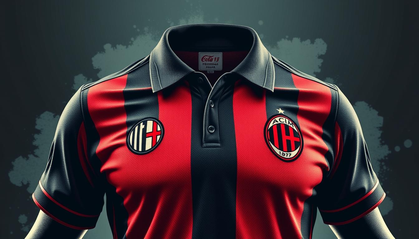 ac milan retro jersey