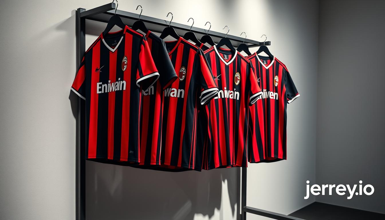 ac milan soccer shirt