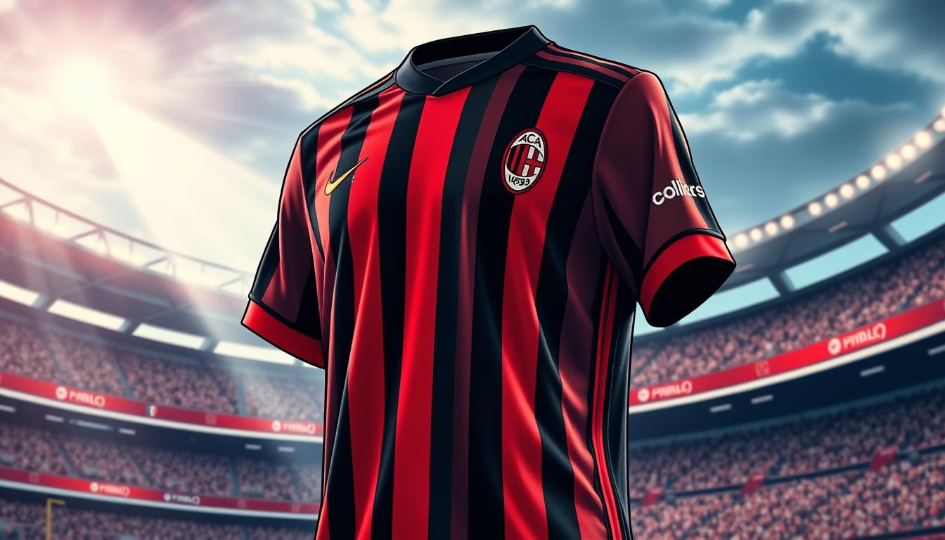 ac milan soccer shirt