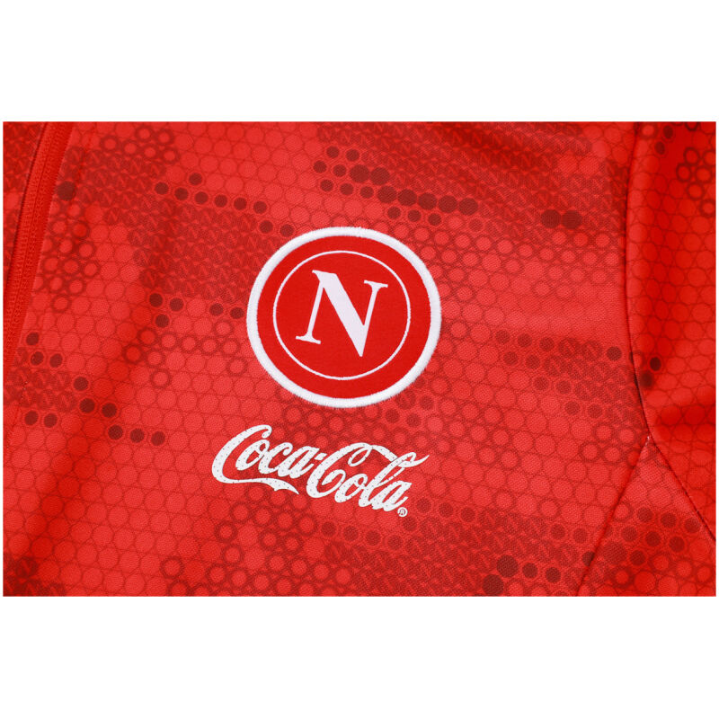 Mens Napoli Jacket + Pants Training Suit Red 2024/25