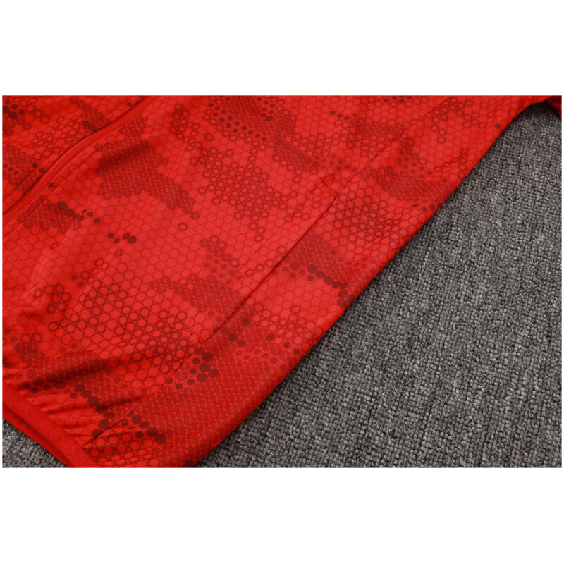 Mens Napoli Jacket + Pants Training Suit Red 2024/25