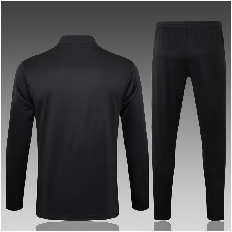 Kids Real Madrid Training Suit Black Dragon 2024/25