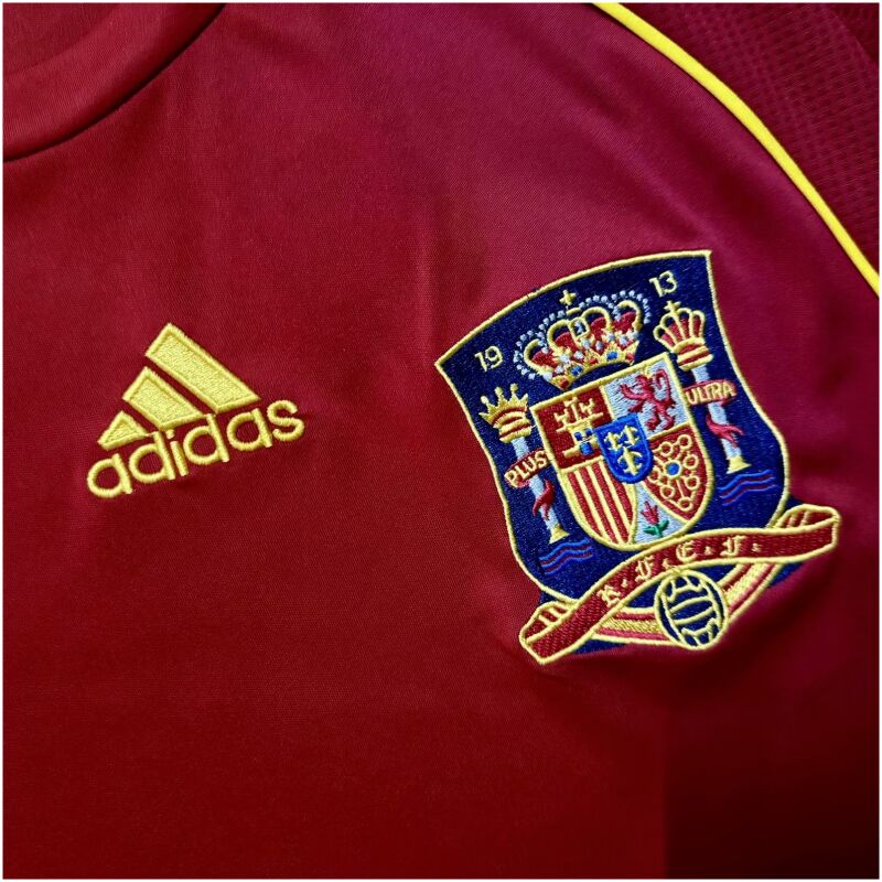 Mens Spain Retro Home Jersey 2008