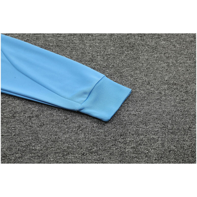 Mens Argentina Hoodie Sweatshirt + Pants Training Suit Light Blue 2024/25