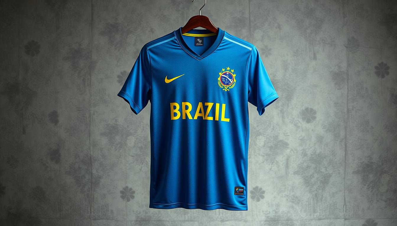 blue brazil jersey
