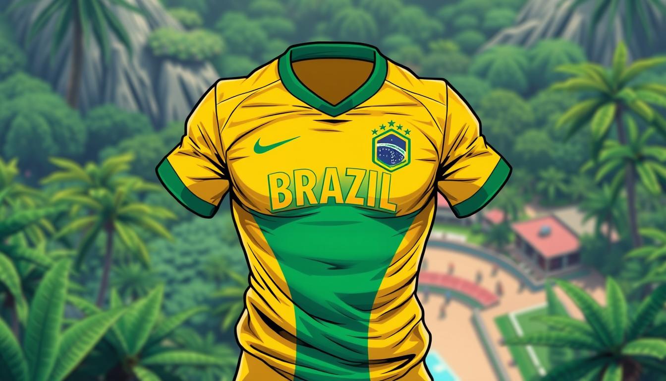 brazil national soccer team jersey