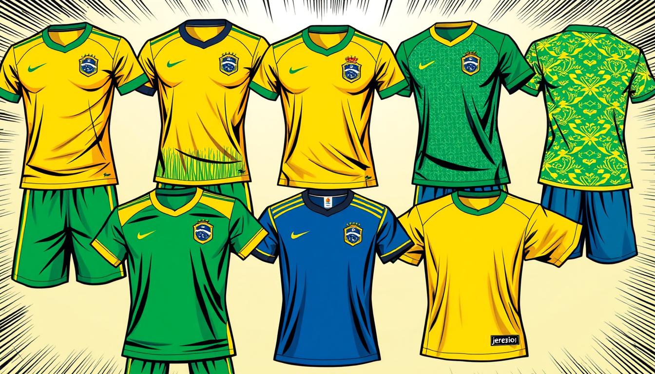 brazil soccer team jersey