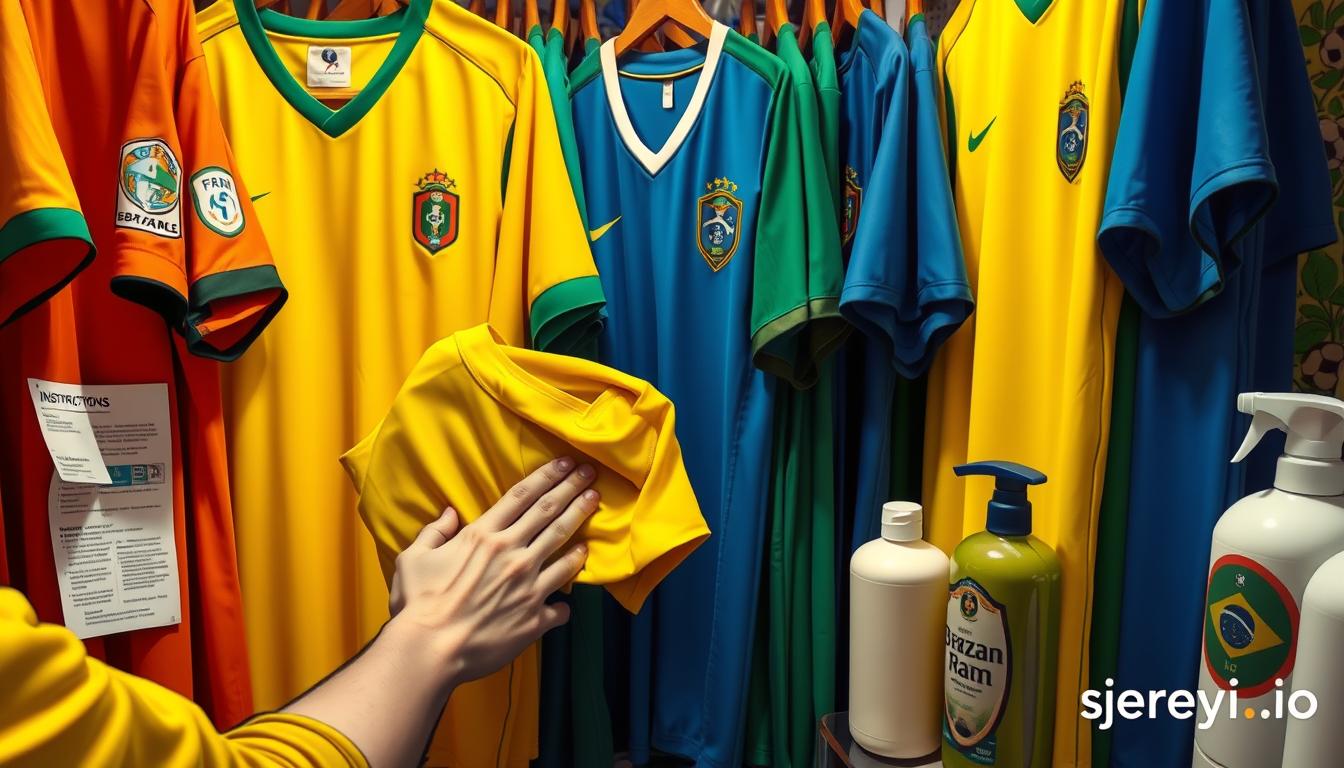 brazilian soccer jersey care