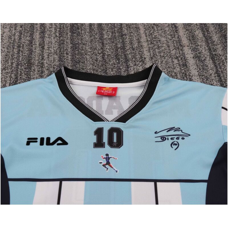 Kids Retro Argentina Maradona Jersey 2001