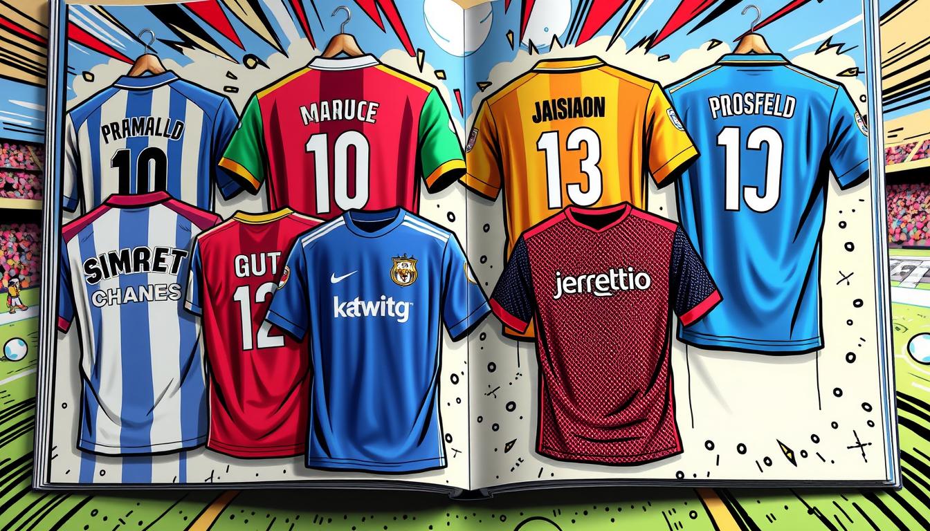 camisas de fútbol personalizadas