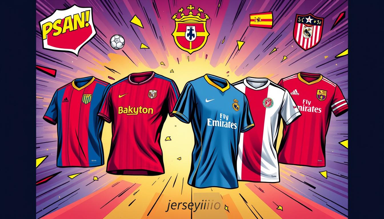 camisetas de clubes españoles