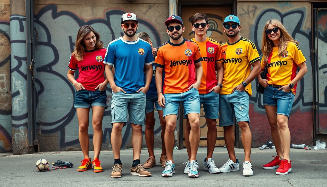 casual looks with retro jerseys soccer