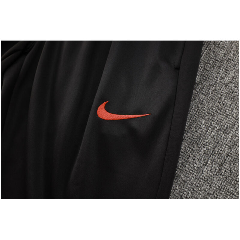 Mens Barcelona Training Suit Black Vertical Stripes 2024/25