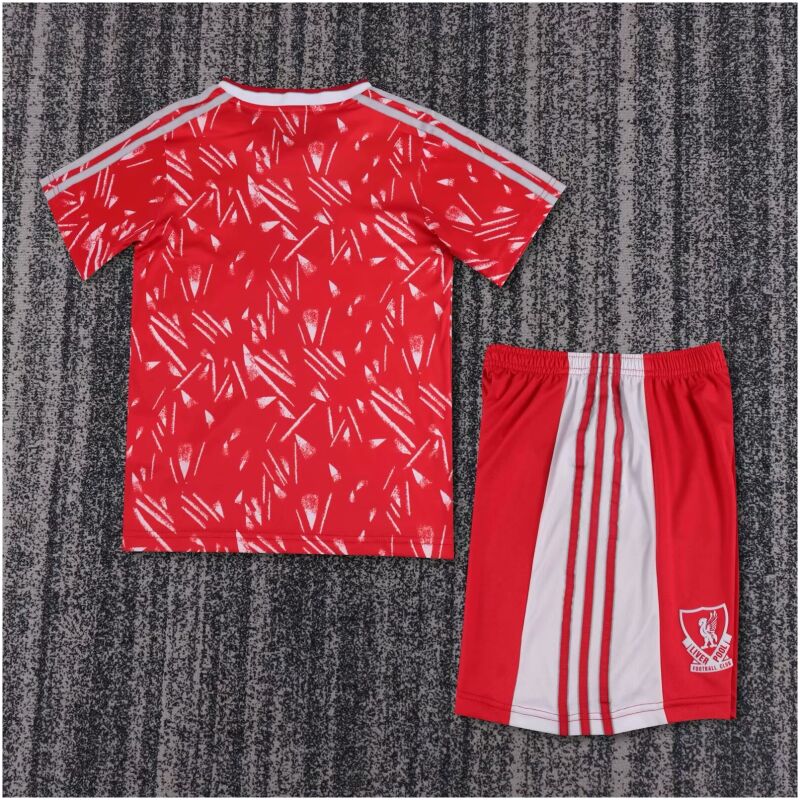 Kids Retro Liverpool Home Jersey 1989/91