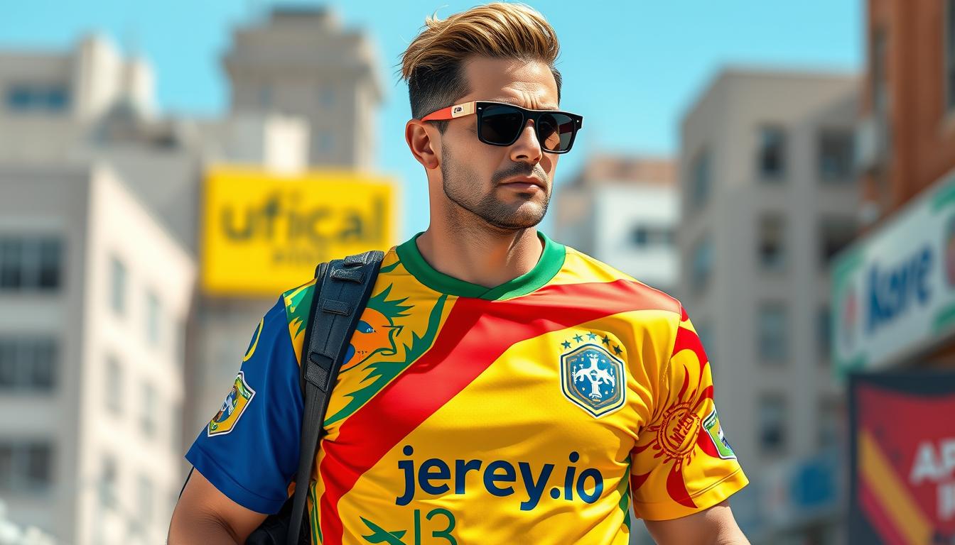 celebrity style Brazil jersey
