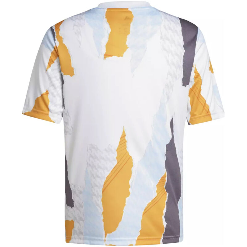 Mens Real Madrid Pre-Match Short Training Jersey White 2024/25