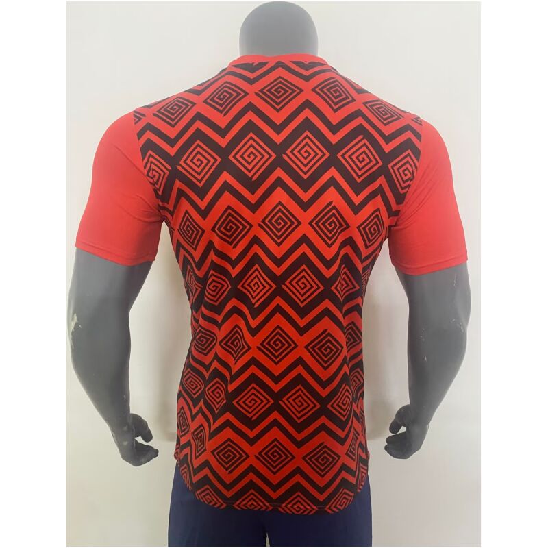 Mens Egypt Pre-Match Red Jersey 2025