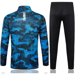 Mens Napoli Jacket + Pants Training Suit Blue 2024/25