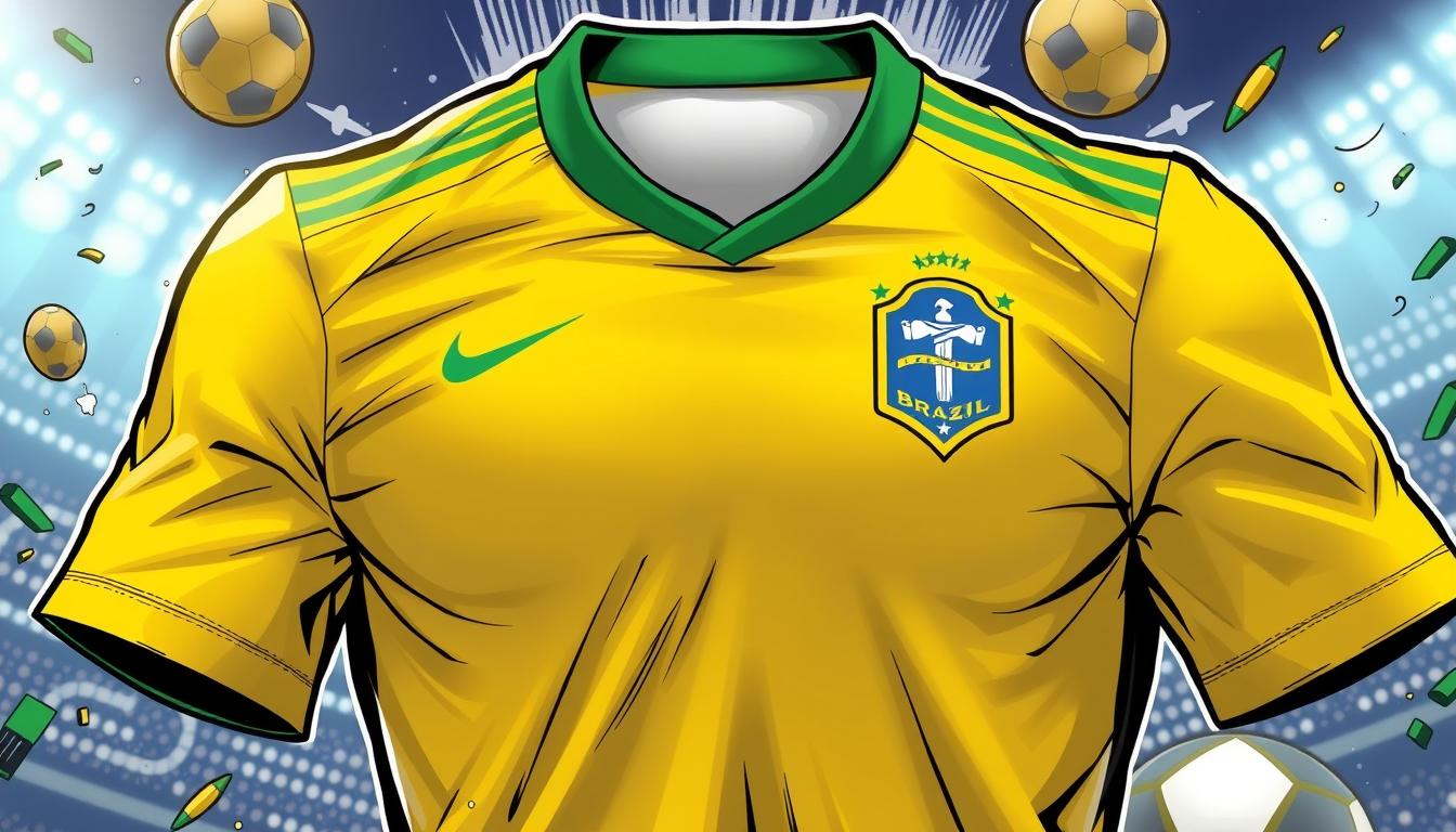 design features of the 10th Brazil jersey