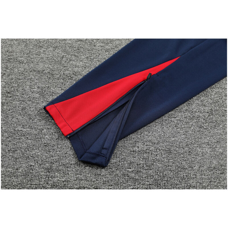 Mens PSG Hoodie Sweatshirt + Pants Training Suit Royal Patterns 2024/25
