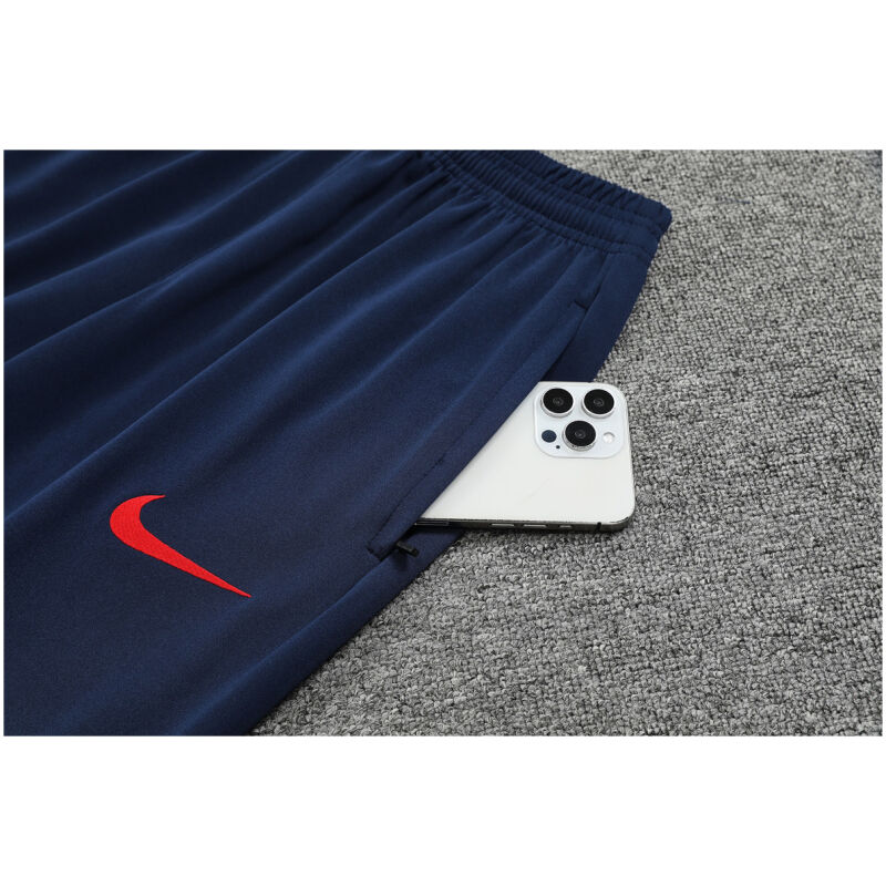 Mens PSG Hoodie Sweatshirt + Pants Training Suit Royal Patterns 2024/25