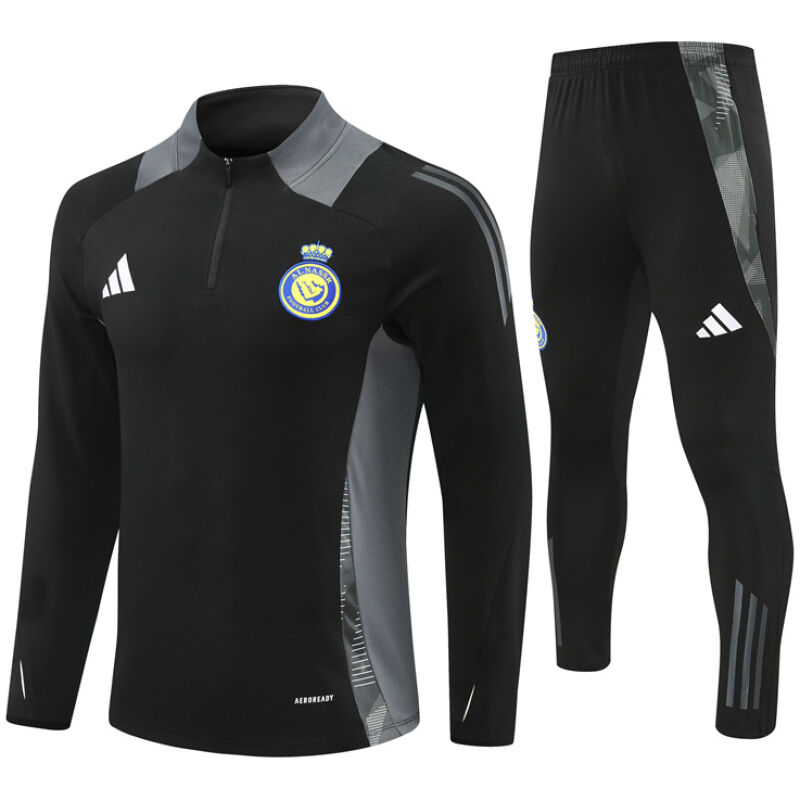 Mens Riyadh Al-Nassr Training Suit Black 2024/25