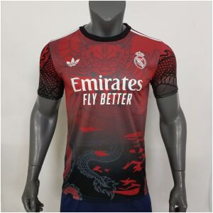 Herren Real Madrid Sonderausgabe Rote Drachen Trikot 2024/25