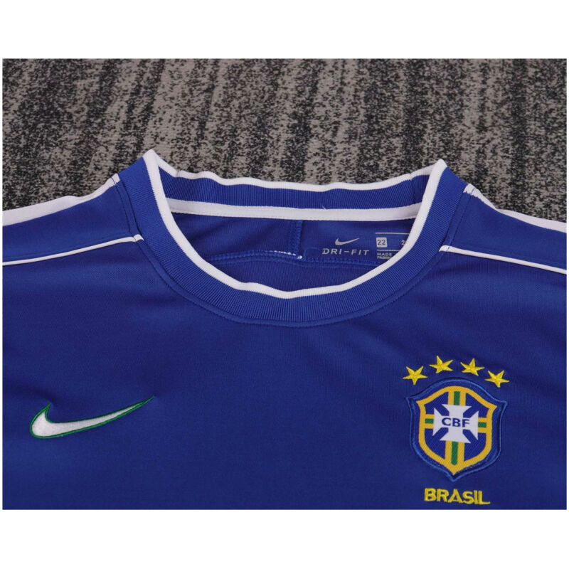 Kids Retro Brazil Away Jersey 1998