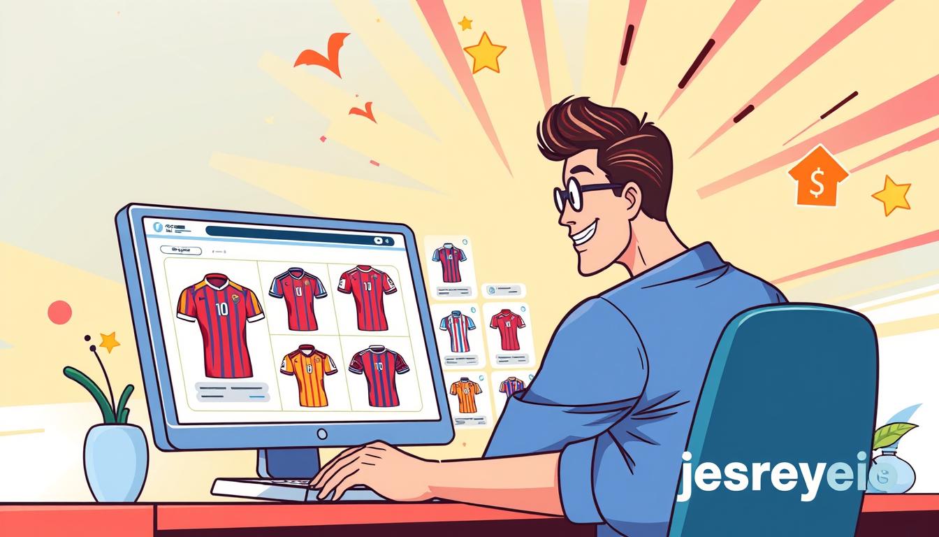 expérience utilisateur boutique en ligne de maillots de foot pas cher