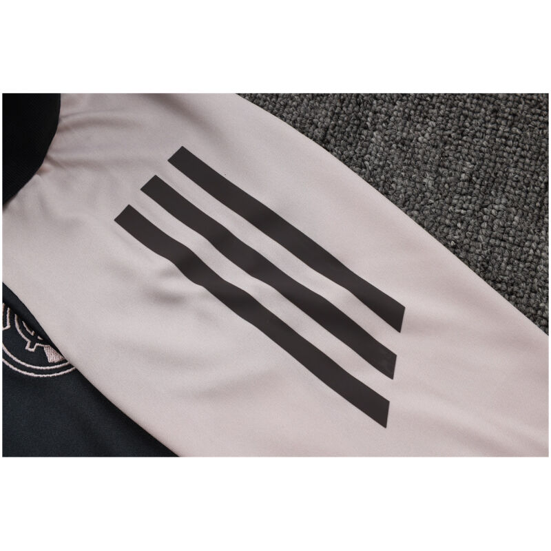 Mens Real Madrid Polo Shirt Dark Grey 2024/25