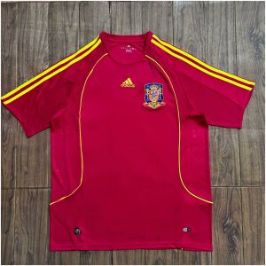Mens Spain Retro Home Jersey 2008